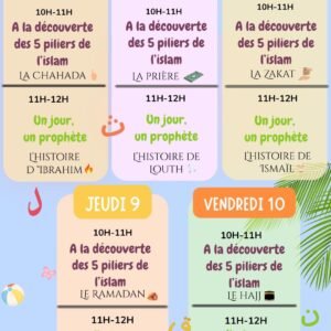 Stages d'été 2026 – Enfants dès 6 ans