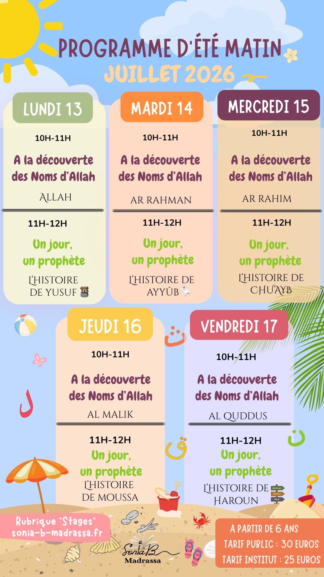 Stages d'été 2026 – Enfants dès 6 ans – Image 2
