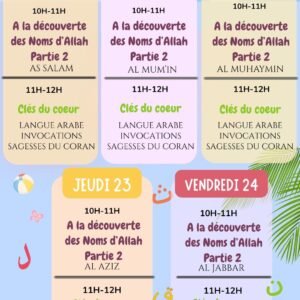 Stages d'été Juillet 2026 – Enfants dès 6 ans
