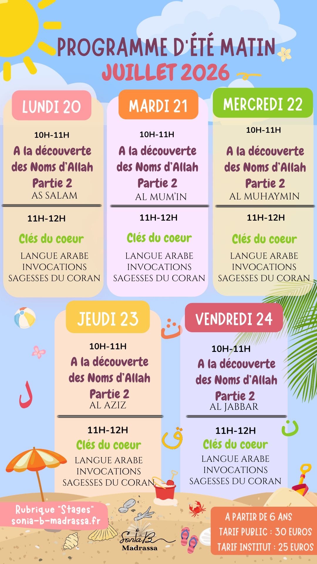 Stages d'été 2026 – Enfants dès 6 ans – Image 3